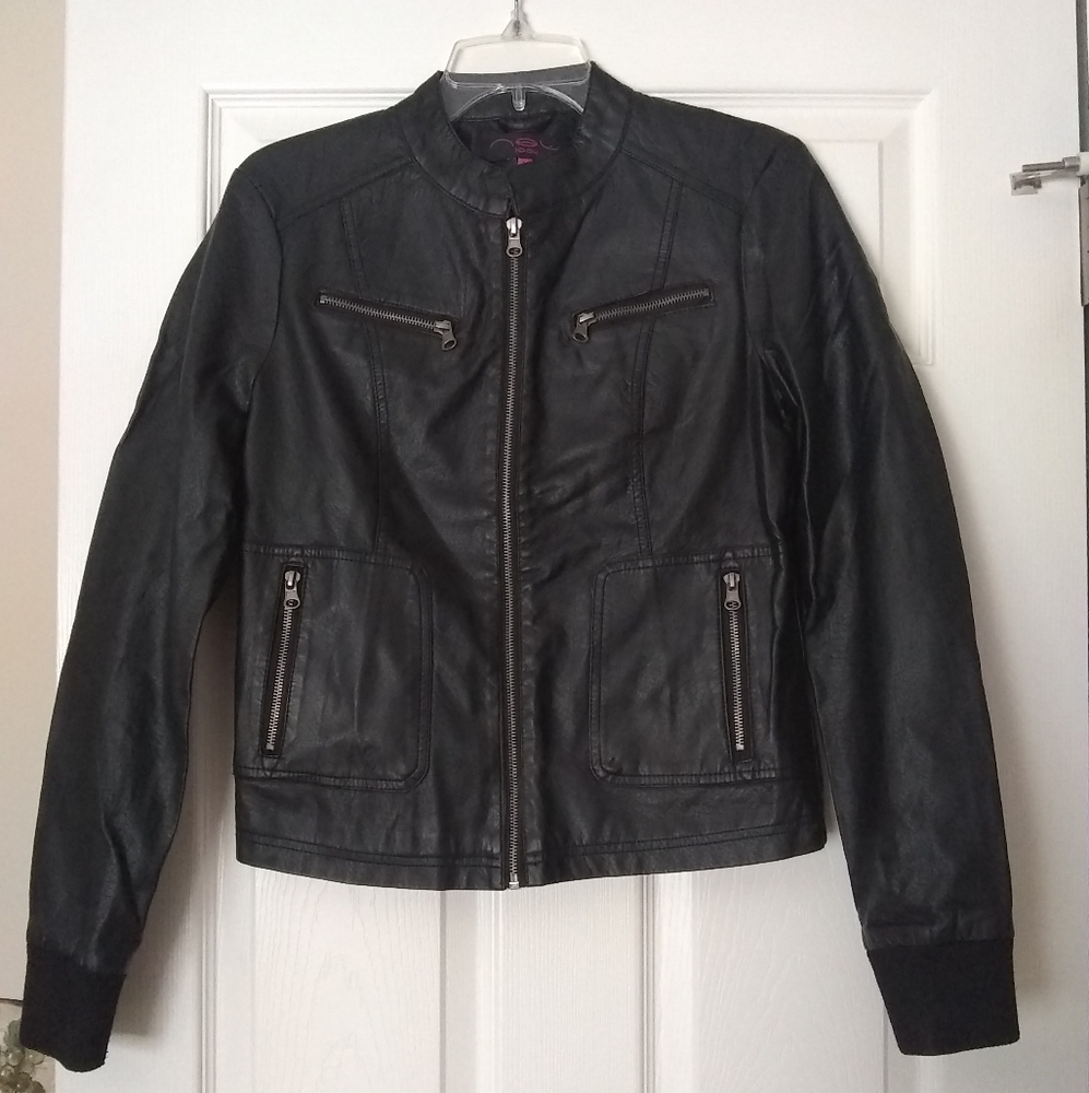 Neu Look Black Faux Leather Jacket
